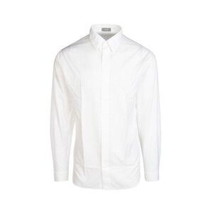 Men's Dior Oblique Jacquard Shirt - Classic White Cotton